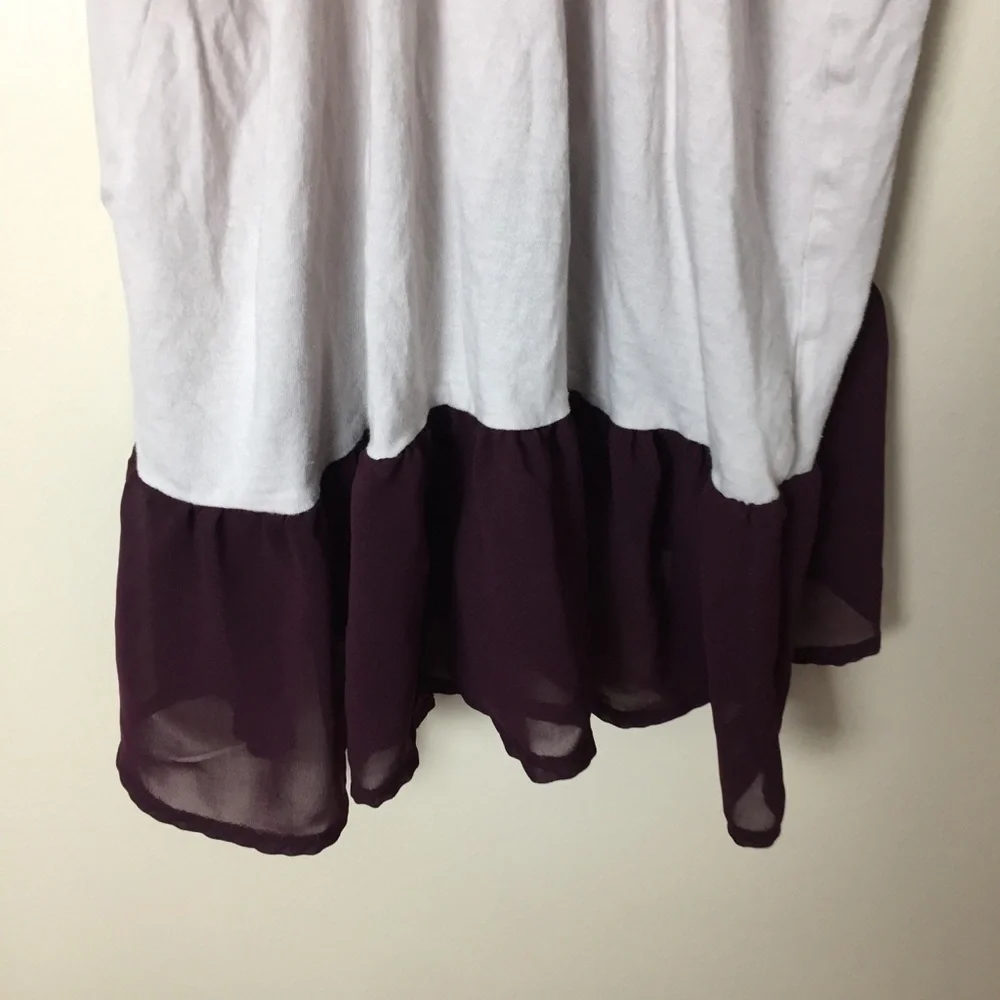 [Victoria's Secret] Beige Plum Ruffle Tank Top - Picture 9 of 9